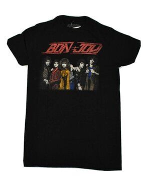 Bon Jovi Mens Slippery When Wet Tour Live In Philadelphia 1987 Shirt New S, M, L